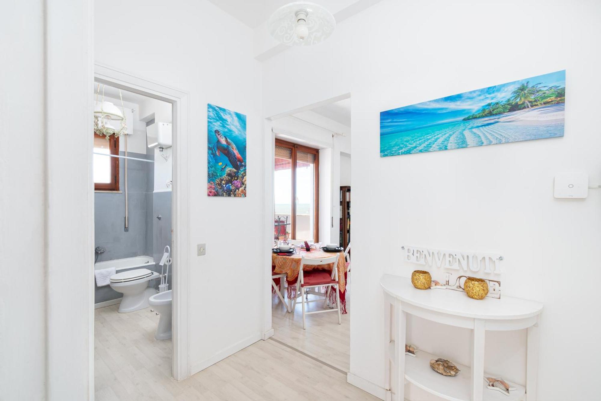 Apartament Ostia Attico Fronte Mare Zewnętrze zdjęcie